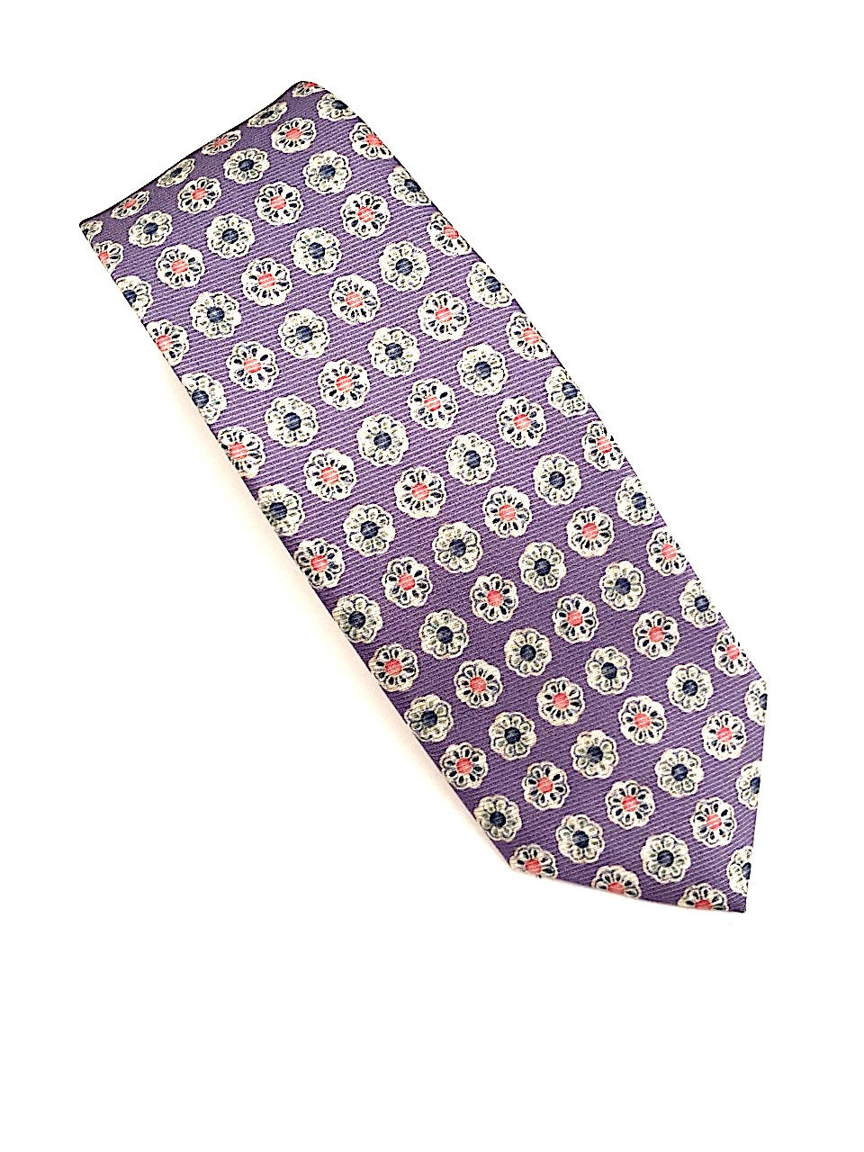 Tremezzo Saglione Silk Twill Neck Tie - Iris - TR 0768 D