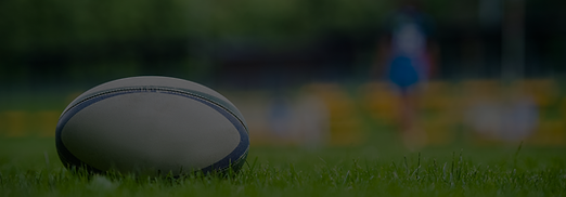 rugby ball on rugby pitch