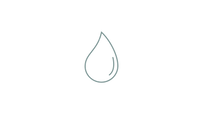Droplet icon representing AHA chemical peel exfoliation to remove dead skin cells and surface impurities.