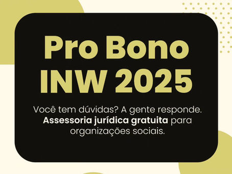 Edital garante apoio jurídico para organizações da sociedade civil