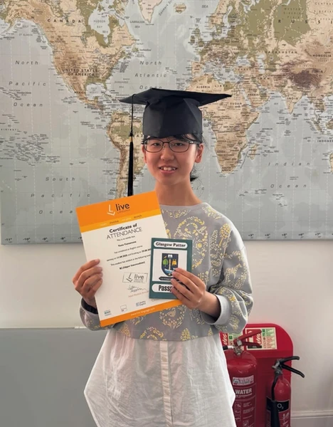 A successful Saudi student gets university entry after passing his STEP exam  اختبار STEP (اختبار الكفايات في اللغة الإنجليزية)