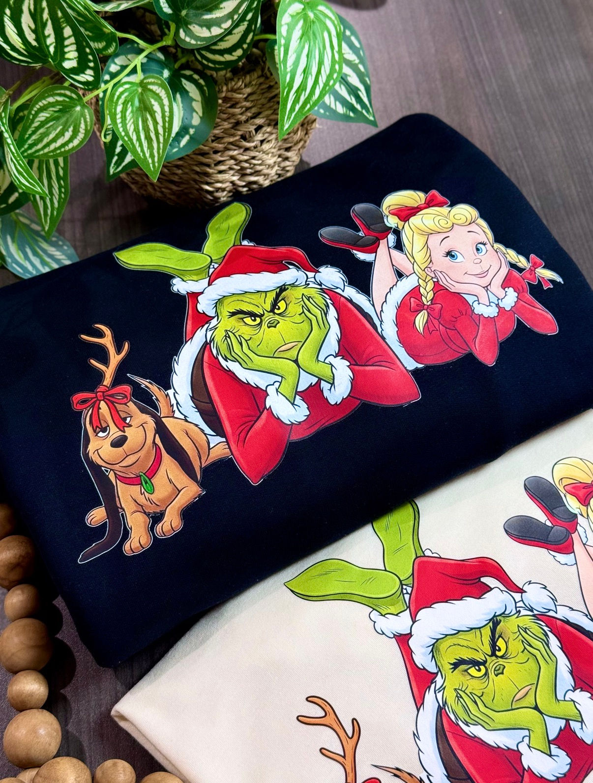 Xmas Grinch/ Black Sweatshirt 