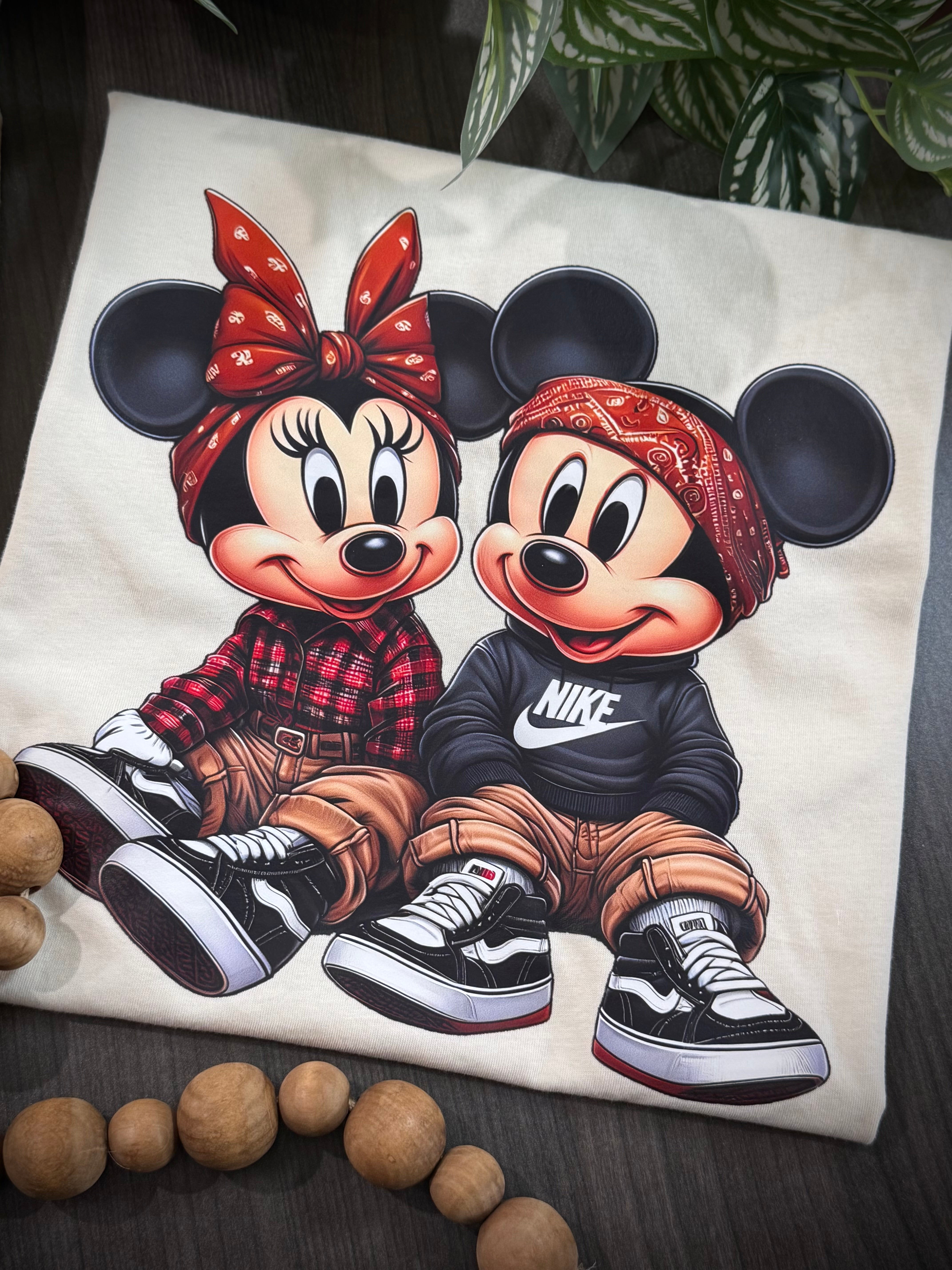 Chicano Mouse Love/ Cream Shirt 