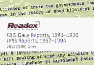 2014 CEIRC Offer for Readex's FBIS Daily Reports and JPRS Reports