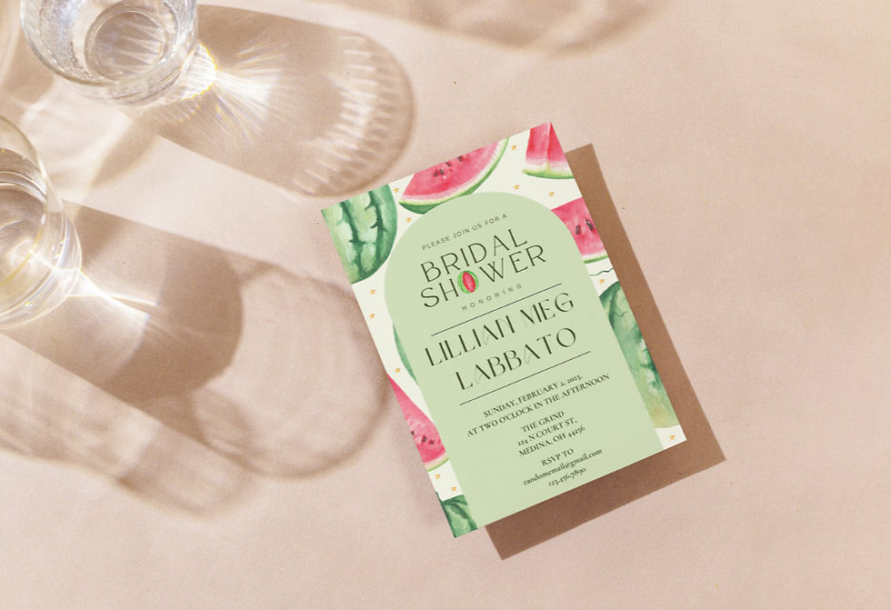 bridal shower invite