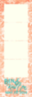 Coral damask with turquoise time and