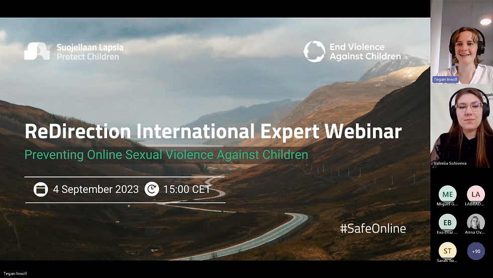 ReDirection International Expert Webinar