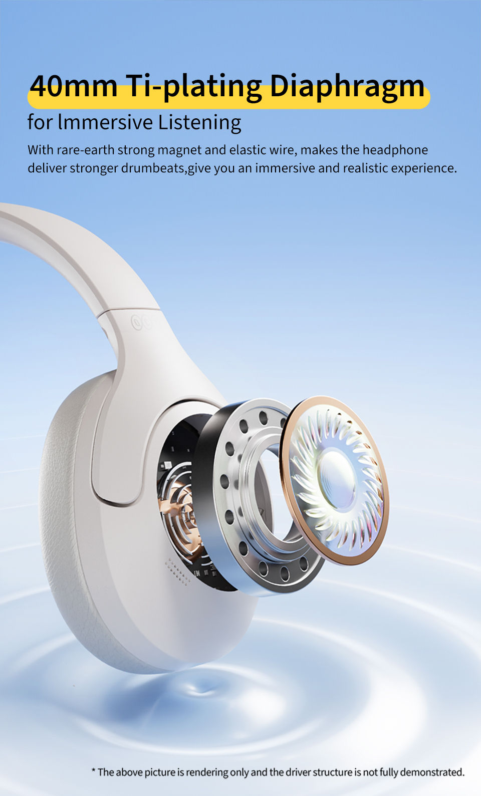 Thumbnail: QCY H3 Lite ANC Wireless/Wired Headphones Bluetooth 5.3 Foldable Over Ear Headse