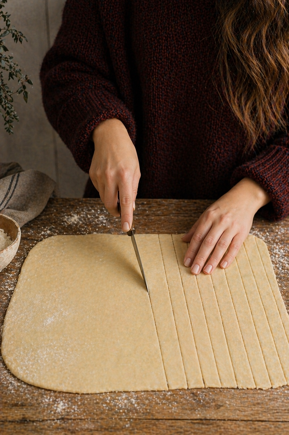 Slicing Dough
