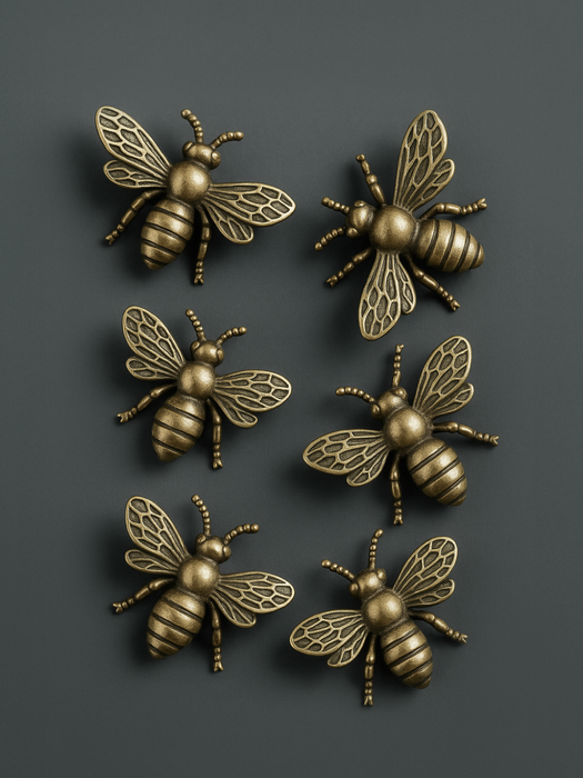 Make your own brass tree clips. Use the bees or choose any brass ornament you love — a simple way to create enchanting woodland details for your Christmas tree.