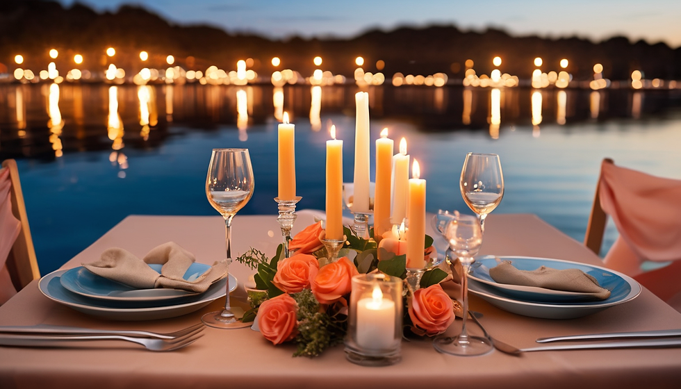 Moonlit Tango by the Waterfront