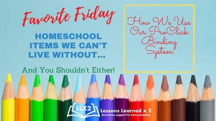 Favorite Friday! How We Use Our ProClick Binding System! 