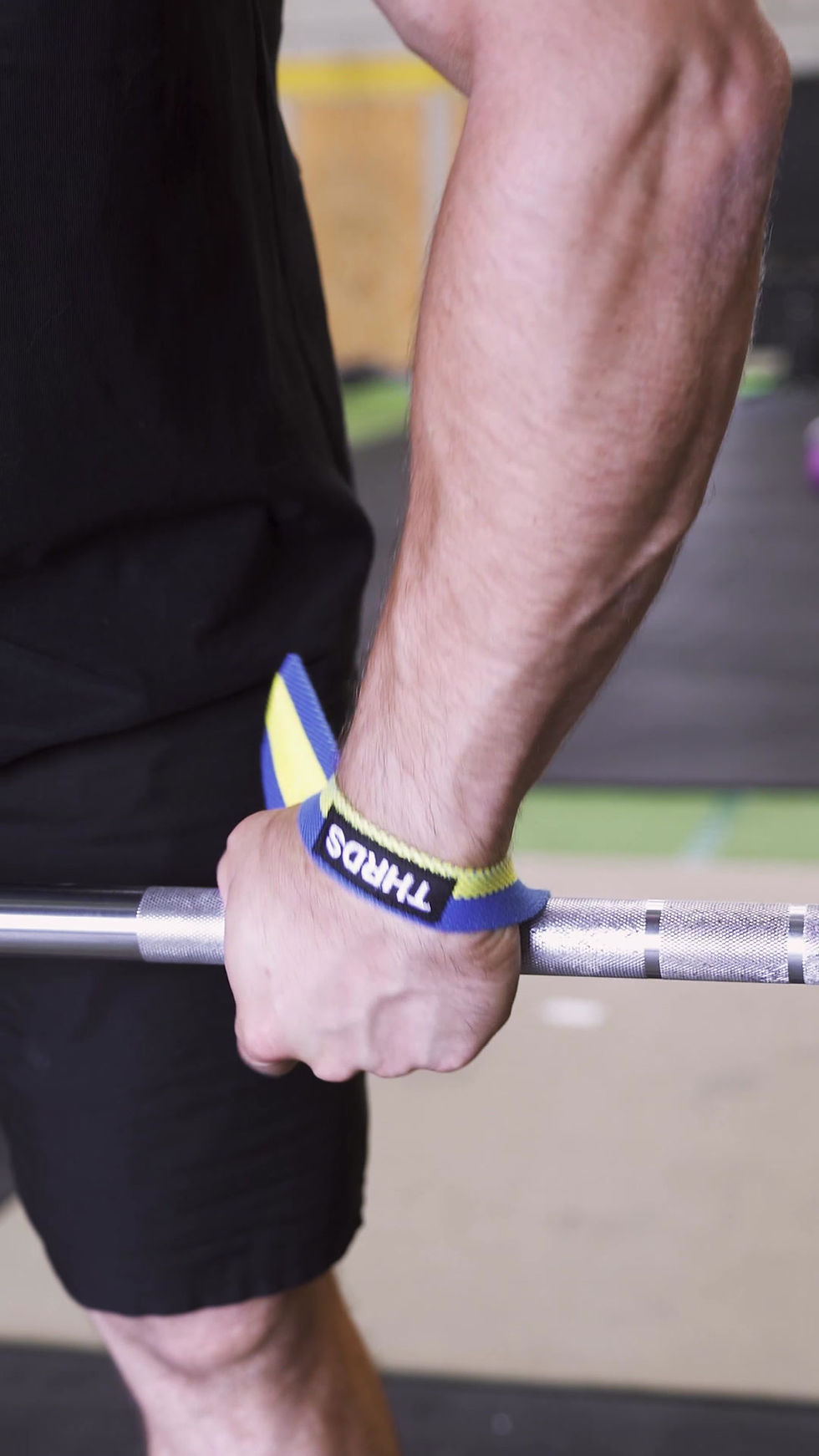 Miniatura: Thin cotton STR blue/yellow v2