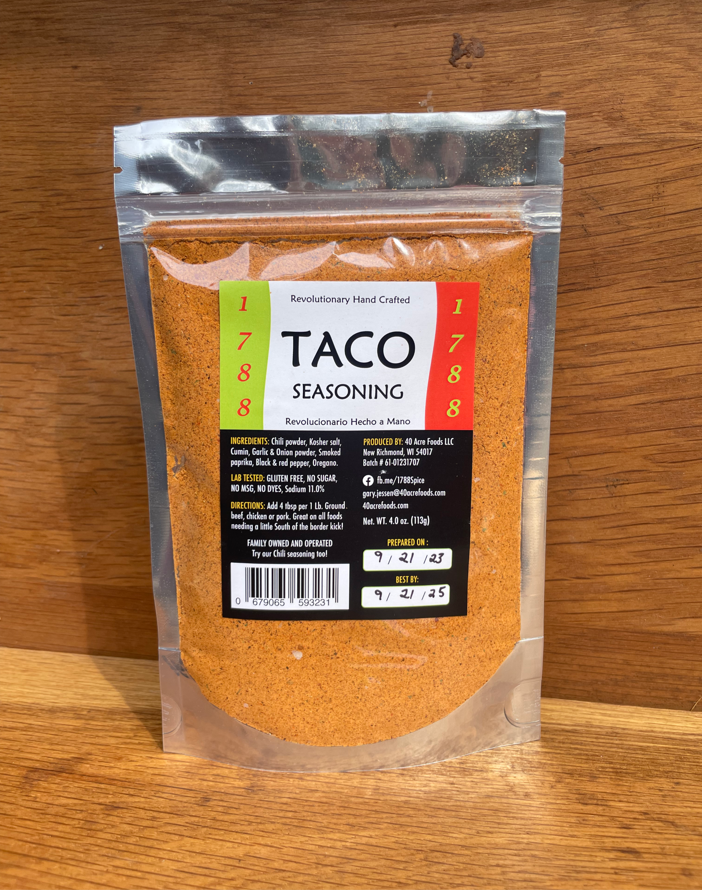 Taco Seasoning 4.5-oz.