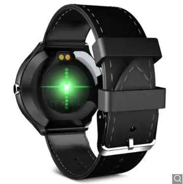 Thumbnail: Kospet V12 Leather Smart Watch - Black