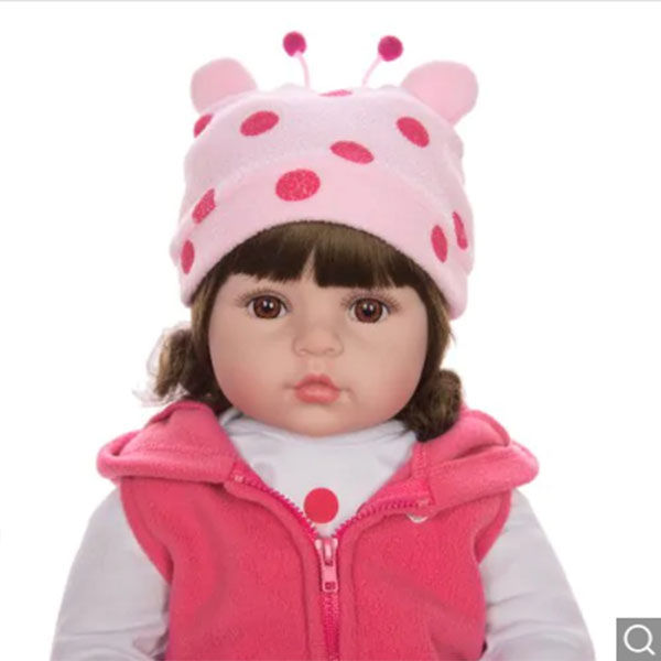 Thumbnail: KEIUMI 18 Inch Reborn Baby Doll Toy Silicone Newborn Dolls Birthday Christmas To