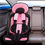 Thumbnail: Children Car Safety Seat Cushion with Adjustable Safety Belt Quick Buckle for Bo