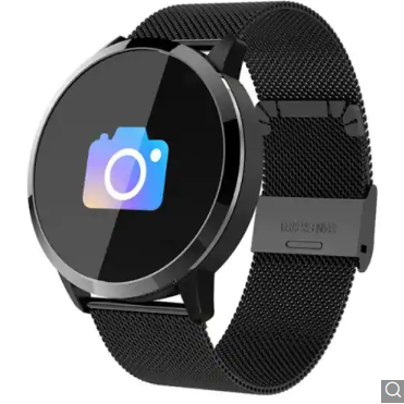 Thumbnail: Q8 Touch Screen Smart Watch - Black
