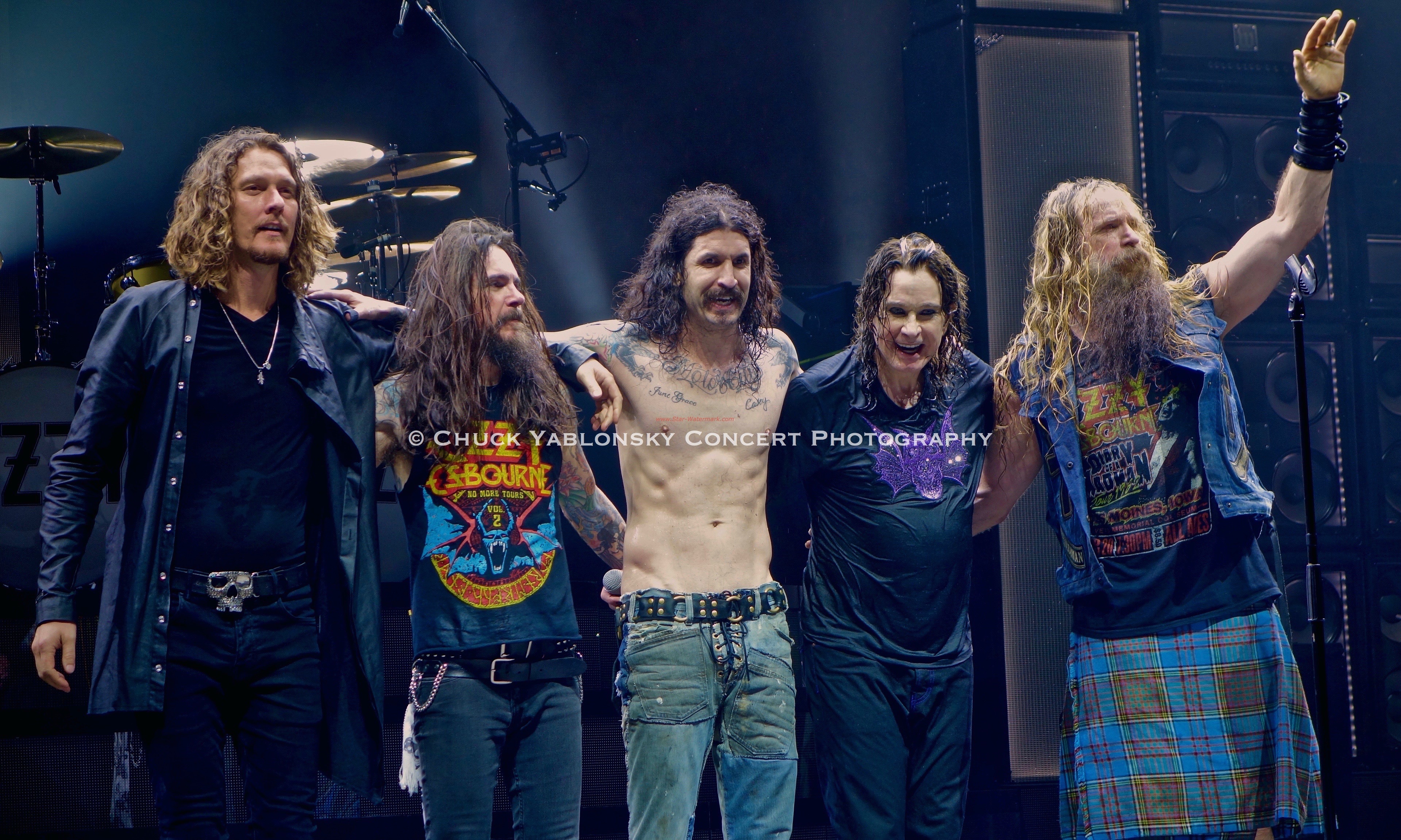 Adam Wakeman, Rob Nicholson, Tommy Clufetos, Ozzy Osbourne & Zakk Wylde