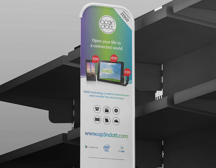 In-Store Aisle Banner