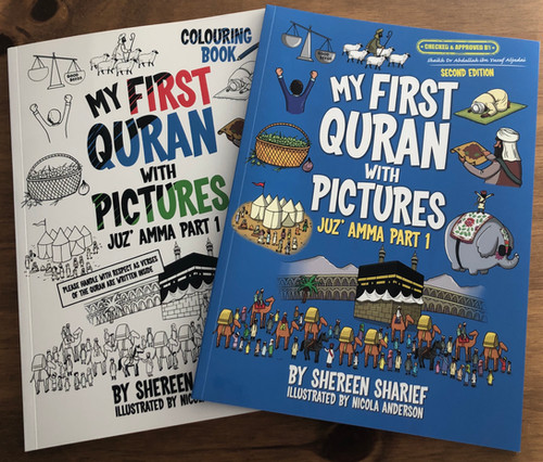 My First Quran With Pictures + Colouring Book (Second Edition) | Faith ...