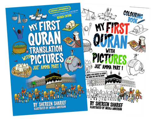 My First Quran Translation With Pictures + Colouring Book | Faith Books