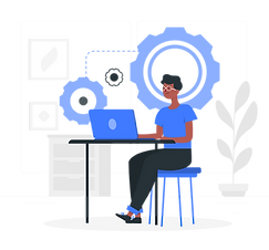 Developer activity-rafiki.png