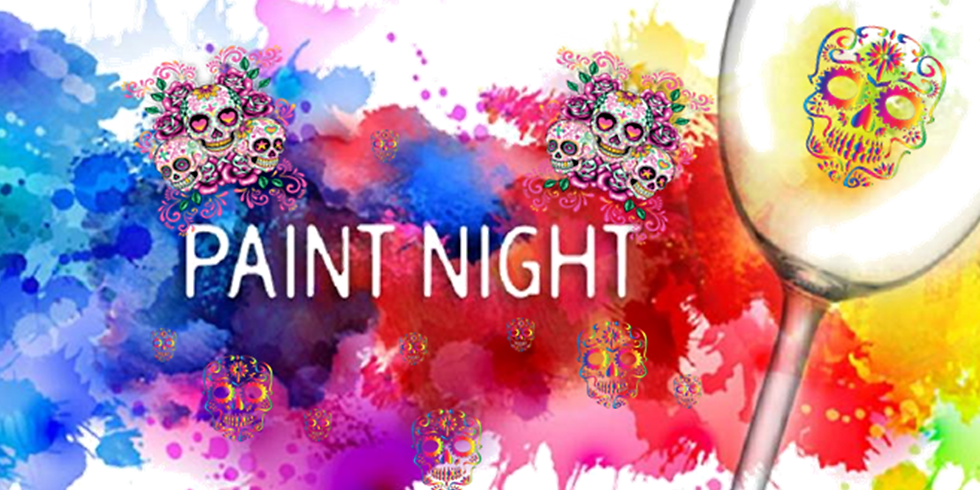 Sugar Skull Ornament Paint Night, Round 2!