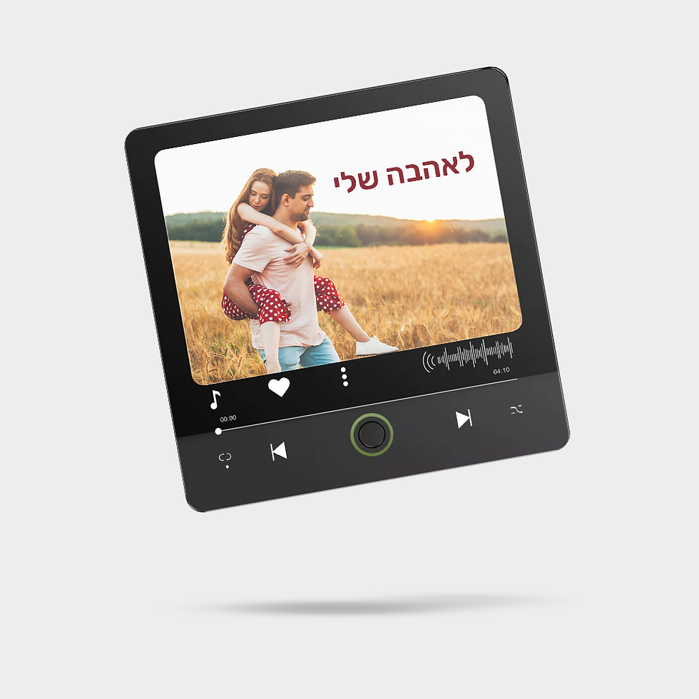 מגנטון - מגנט שיר ותמונה בעיצוב אישי
