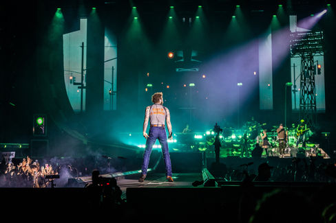 Post Malone concert at Tottenham Hotspur Stadium, London, September 2025, captured by live music photographer, showing the performance