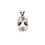 Thumbnail: Colorado white topaz heart sterling silver pendant jewelry
