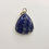 Thumbnail: Chilian Lapis Lazuli Blue Triangle Cabochon Sterling Silver Pendant