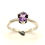 Thumbnail: Colorado Amethyst gemstone sterling silver ring jewelry