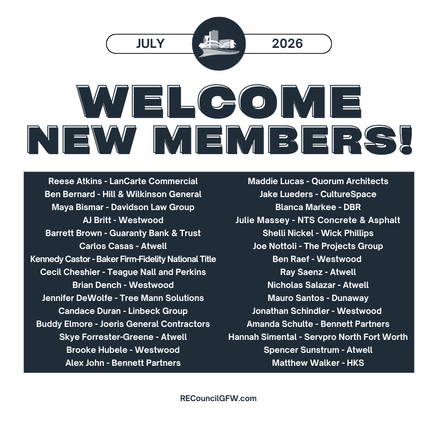 New Member Welcome - July 2026