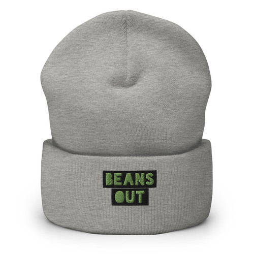 "BEANS OUT" Beanie Travel Beans