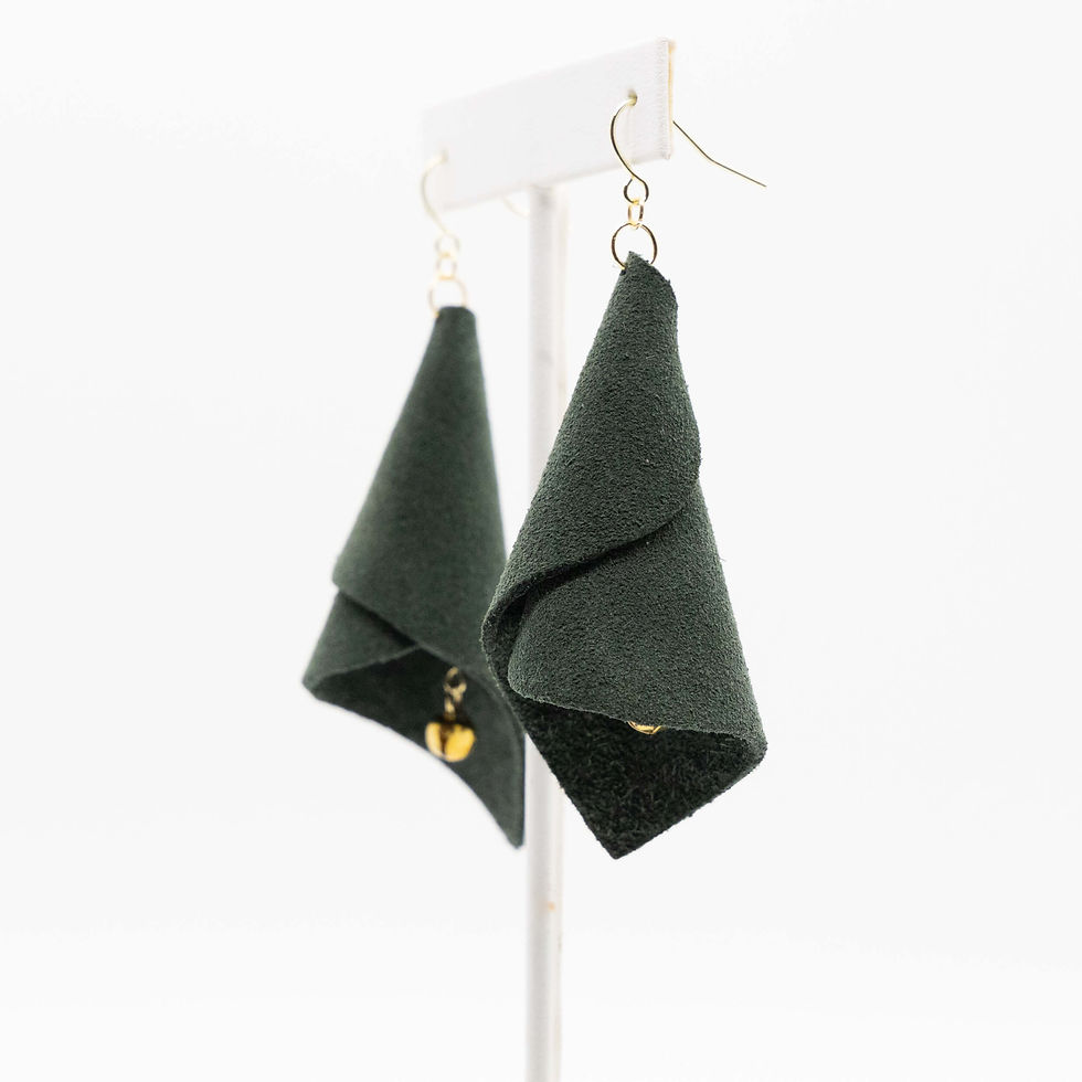 Thumbnail: Forest Green Suede w/ Bells