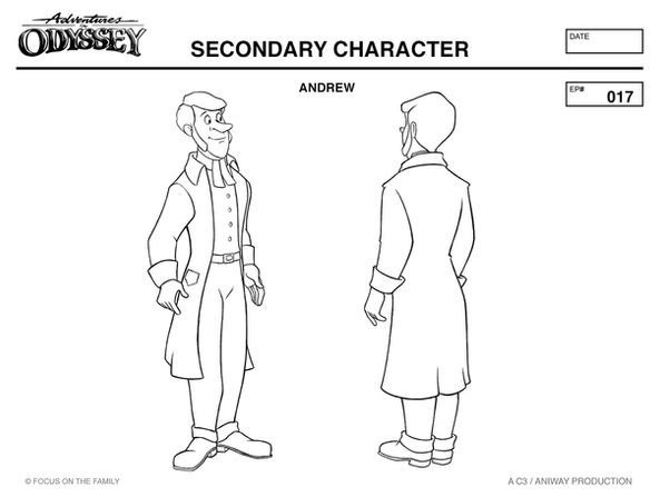 "Focus on the family" direct to video series, Character design, history civil war, slavery, Christian, Family entertainment.