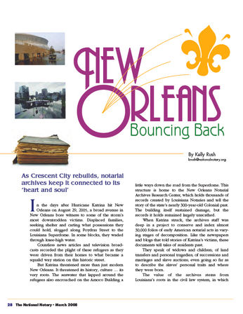 Magazine design, Notary Magazine, New Orleans