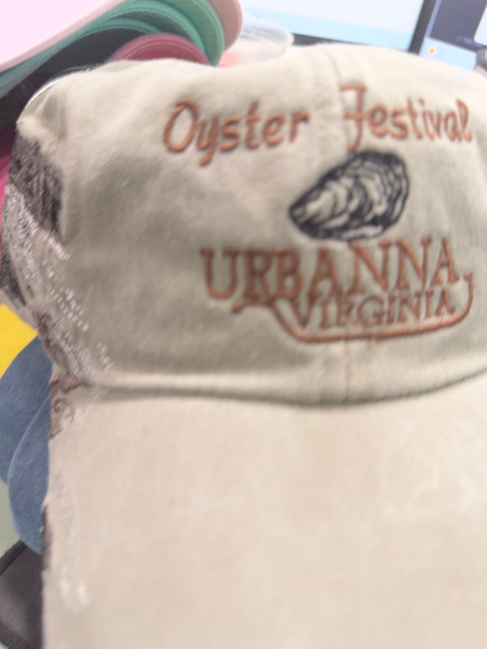 Thumbnail: Urbanna Oyster Festival Official Embroidered Hats