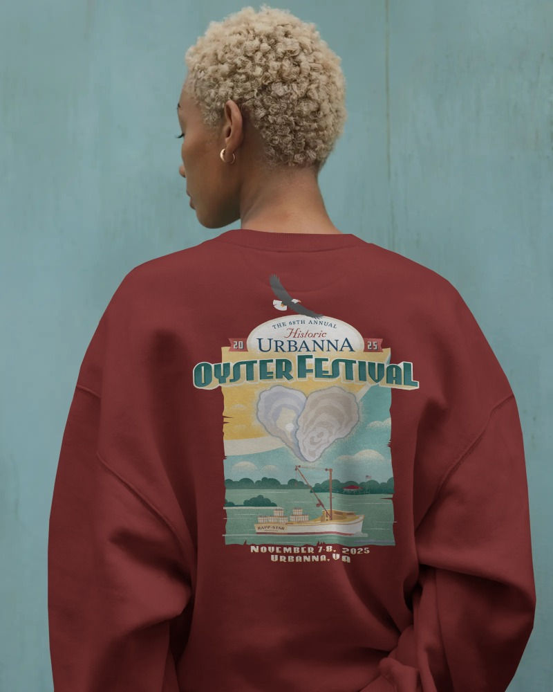 Thumbnail: 2025 Urbanna Oyster Festival Crewneck Sweatshirt