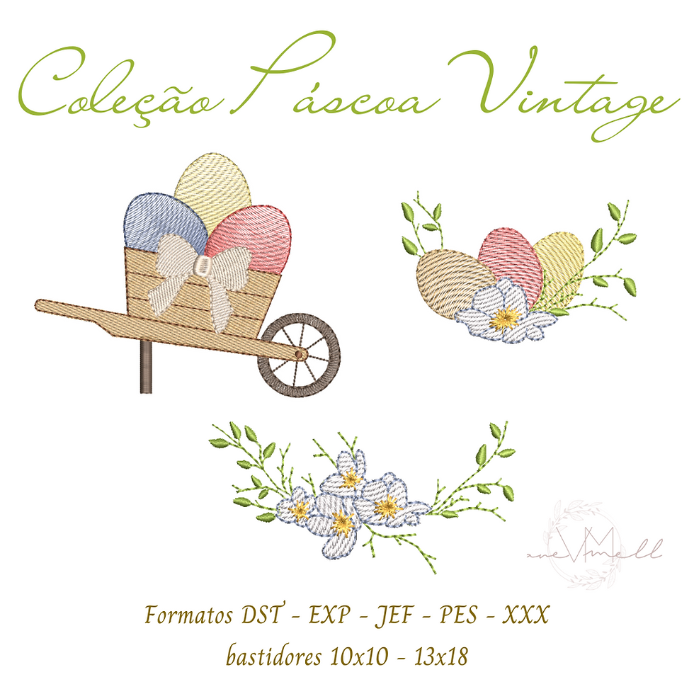 Miniatura: Coleção Páscoa Vintage
