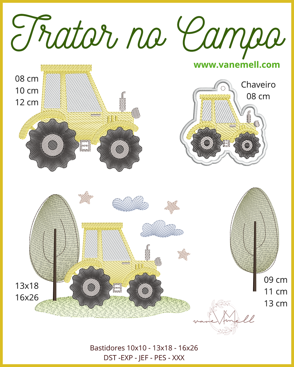 Miniatura: Trator no Campo
