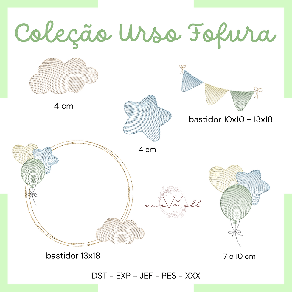 Miniatura: Coleção Urso Fofura