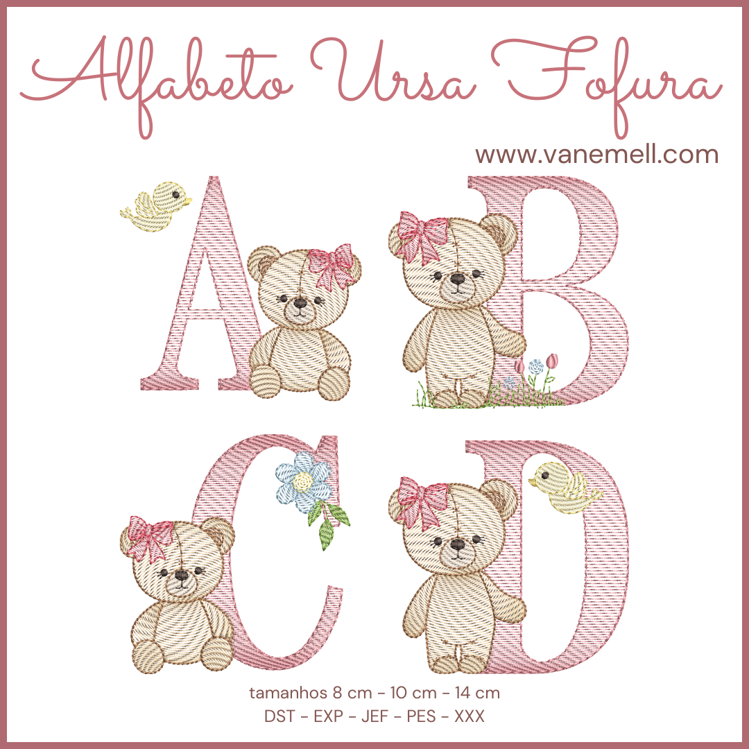 Alfabeto Ursa Fofura