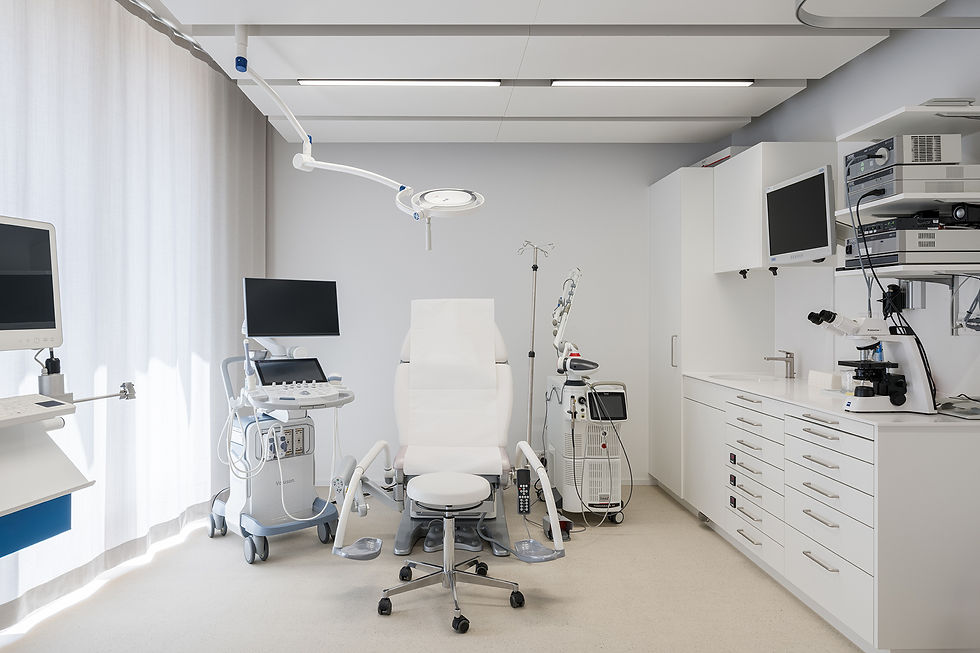 Praxisarchitekten-Behandlungszimmer Praxis viereck-