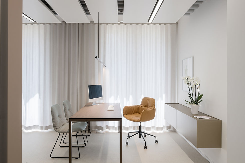 Praxisarchitekten-Behandlungszimmer Praxis viereck