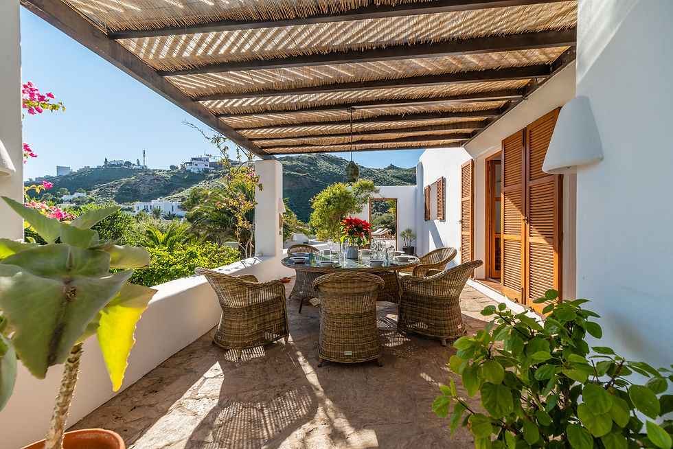 Villa la Graciosa outdoor dining