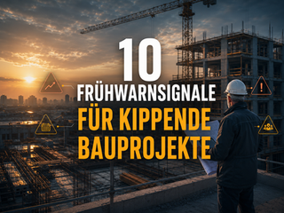 Zehn Frühwarnsignale für kippende Bauprojekte