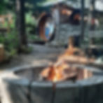 Feu de Camp à la maison de Hobbit