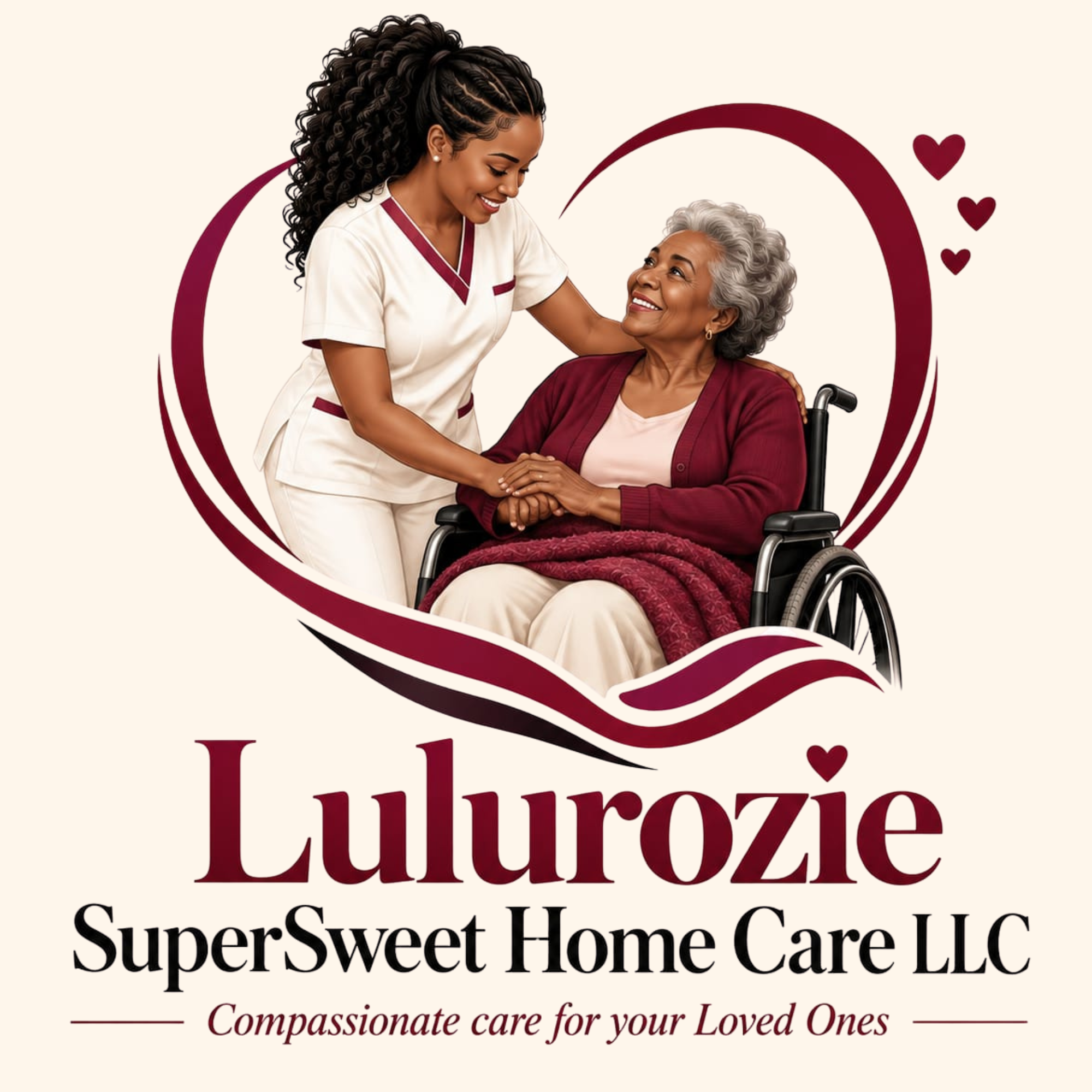 Lulurozie SuperSweet Home Care LLC Logo